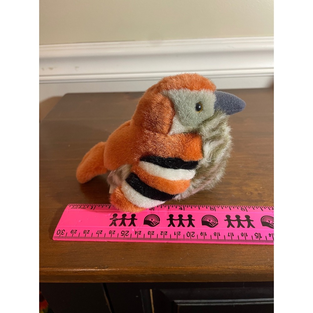 Wild Republic Audubon Birds Brown Thrasher Plush plays real Bird Call - Picture 6 of 6